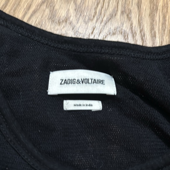 NWOT Zadig & Voltaire mesh sleeveless top - Picture 2 of 4